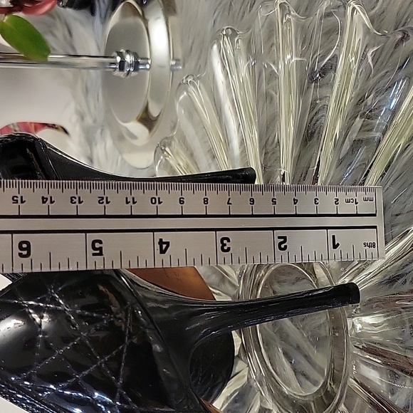 Christian Dior Cannage Patent Leather Peep Toe with heels - Picture 15 of 17